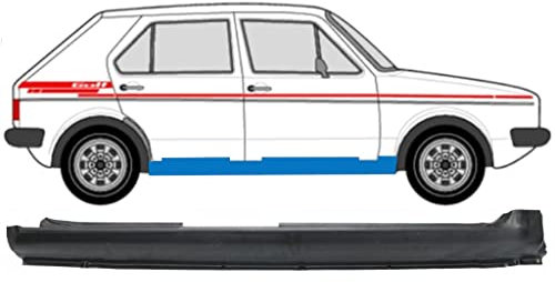 Pour Vw Golf 1 1974-5 Panneau de réparation de seuil de porte/Droit
