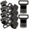 BESPORTBLE Tent Pole Clips Plastic Hook Bungee 10pcs Plastic C Clamp for Camping Awning Tent Poles Clip to Fix Tent Cover Screen for Width of Webbing Strap Outdoor Tent