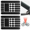 NUDFSY Bike Stickers for Frame, 2 Pcs Bike Stickers, Bicycle Frame Protection Film for Mountain Road Bike Folding Frame Front Fork Bikes Decal Sticker(Carbon Fiber Color)