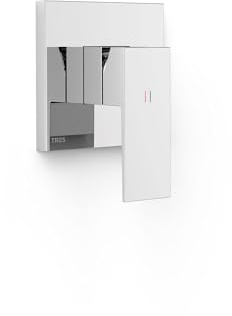 Tres 10627810 Rapid-Box Pieza Vista para Caja Empotrada de 1 Vía Color Cromo