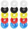 Bordhap 200Pcs Disposable Microphone Cover,Handheld Microphone Windscreen for KTV Recording Studio Karaoke(Mixed Colors)