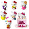 Mädchen Tortendeko 6 Stück,Cake Topper,Cartoon Mini Figuren Set,Anime Figures,Kuchen Dekoration,Puppen Ornamente,Party Deko,Geburtstagsgeschenke,Heimdekoration für Zimmer,Schlafzimmer,Büro