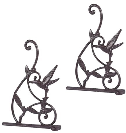 IWOWHERO 2pièces Support De Panier Suspendu Décoratif Pour Fleurs Suspension Murale Balcon Extérieur Lot