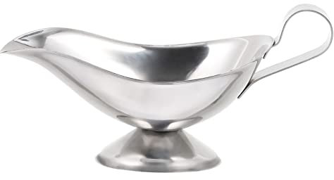 Garneck taza de condimento salseras para salsas tazón de salsa botes de condimentos mini containers contenedor de leche plato salseras de leche botes de salsa Acero inoxidable Silver