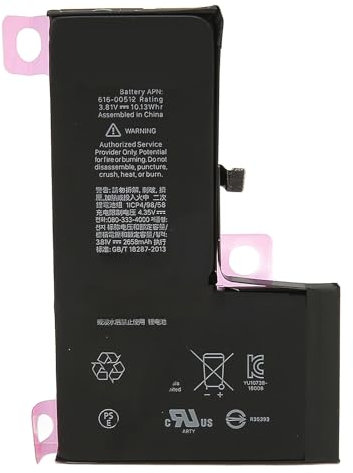 Rankomu Mobile Phone Replacement Battery Smartphone Battery With Repairing Kit, 3.81V 10.13Wh 2658mAh 0 Cycle, Replacement Battery for iPhone XS A1920 A2097 A2098 A2100 multicolor