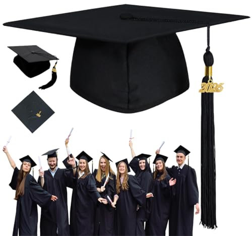 Lucktao Bachelor Hut,Graduation Hat,Doktorhut,Uni Abschluss Hut 2025 Anhänger Quaste,Uni Abschluss 2025 Anhänger Quaste,für Abschlussfeiern vom Universität, Hochschule, Abitur