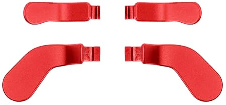 Lot de 4 pagaies Elite 2 pour manette Xbox One Elite Series 2, palettes de contrôleur Elite Series 2, accessoires de rechange pour manette Xbox One Elite/Elite Series 2/Elite 2 Core (rouge) [jeu vidéo