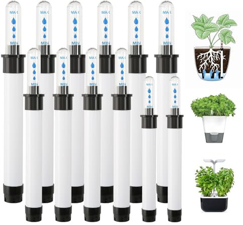 Wasserstandsanzeiger Pflanzen 12 Stück Gießanzeiger Pflanzen Wasserstandsanzeiger Gießanzeiger Zimmerpflanzen Kunststoff Wasserstandsanzeiger für Kulturtopf Blumenkästen Topfpflanzen(17/20/22.8 CM)