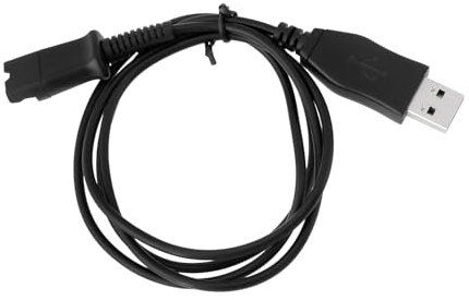 ECSiNG USB-Adapter Verbindet Headset mit PC. Kompatibel mit Plantronics Quick Disconnect QD Wired Headset