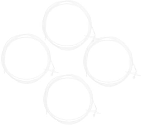 Uonlytech 4pcs Pe Foam Hose Extension Tube Spray Foaming Tube Extension for Caulking Nozzle Sealant Caulk Hose Home Building