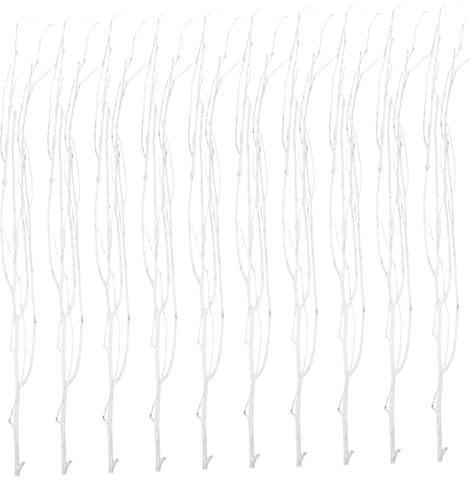 BESTYASH 12stücke Natürliche Getrocknete Zweige DIY Birkenzweige Blumenarrangement Vasenfüller Für Zuhause Party Hochzeit Büro Dekoration