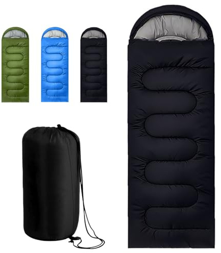 Sleeping Bag for Camping,Sleeping Bags for Adults Backpacking Waterproof,3 Seasons Adult Blanket,Small Packed Ultralight Carry Bag, Soft,Thick and Warm,for Outdoor Camping,Travel,Hiking