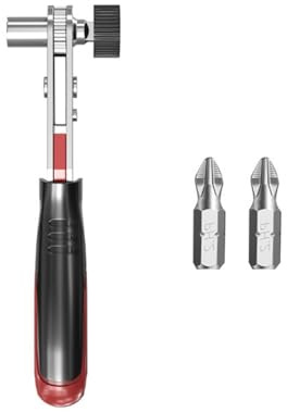 Llave de carraca profesional con agarre ergonómico, construcción de acero de alto carbono para garaje y mantenimiento automotriz, kit de llave de carraca