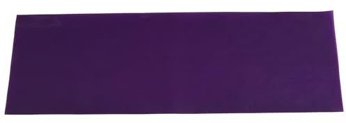OUNONA Colored Light Filter Sheet for Video Photography - Translucent Gel Colors Film for Camera Lighting - Decorative Plastic PET Sheets Removable Slide-On Window Tint 39X11.8 Purple