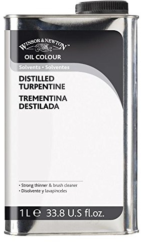 W&N English Distilled Turpentine, 1 Litre bogtle