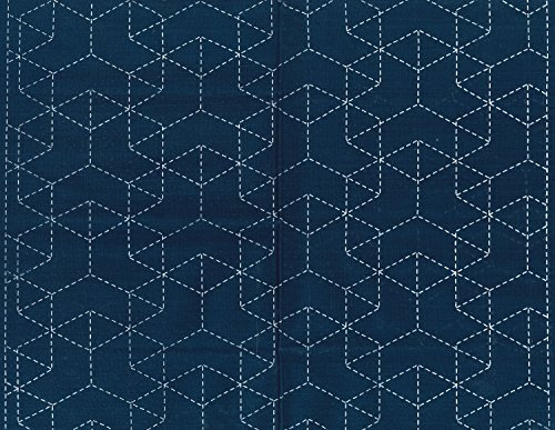 Nazca Handarbeitstuch Indigo Färben fünf sechseckige Sünden Baum (Japan Import)