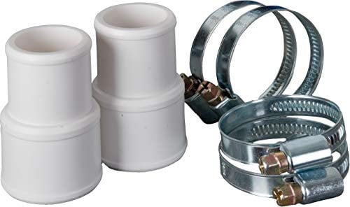 Gre AR511 - Kit di connettori per tubi galleggianti. Include 2 connettori per tubi e 4 morsetti metallici. Per diametri 32-38 mm.