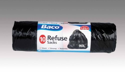 Bacofoil Draw Tie Refuse Bags 10'S 90ltr