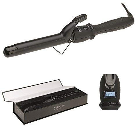 Profi Lockenstab 25mm, LCD Anzeige, bis zu 210 Grad, Keramikbeschichtung (schonendes Styling), Soft-Touch, 41746