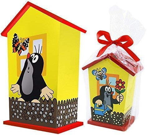 Rappa 311107 Der Kleine Maulwurf Spardose aus Holz - 12,5 x 6,5 x 5 cm