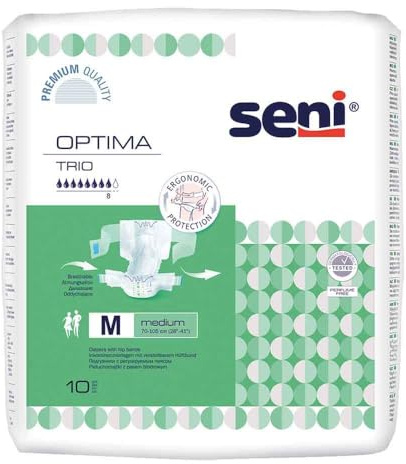 SENI Optima Trio Inkontinenzvorlage m.Hüftbund M 10 St