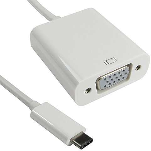 kenable USB 3.1 Type C Male Plug to VGA 15 pin Socket Cable Adapter 15cm