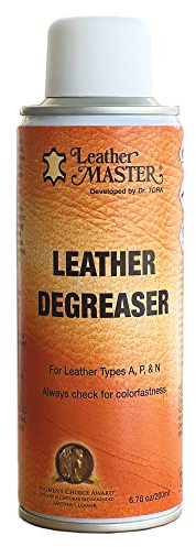 LEATHER MASTER Leather Care Degreaser (6.76 oz.)-The Ultimate Leather Cleaner Degreaser Spray For Any Leather Cleaning & Detailing Kit | Perfect For Leather Carpet, Car Interior, Furniture