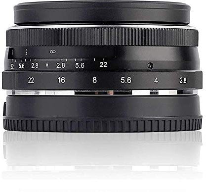 Meike Optics 19610004 Objektiv 28mm f2.8 MFT Schwarz