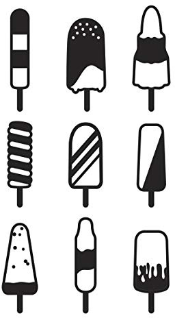 Darice Ice Lolly A6 Prägeschablone (10,8 x 14,6 cm), 14.61 X 10,79 X 0,1 cm