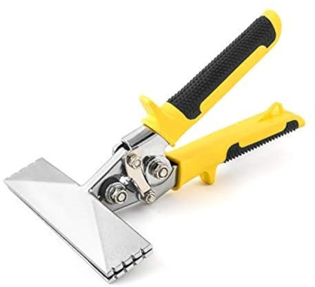 QWORK® 15cm Blechbiegezange mit Komfortgriff,Falzzange,gerades Metall Biegezangenwerkzeug