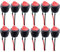 RUNCCI-YUN Wippschalter, SPST Switch，10 A/125 V, 6 A/250 V Rocker Kippschalter (mit Draht) Runde Schalter Wippschalter Button， für Auto RV Truck Jeep Off Road Boat Marine (12Pcs)
