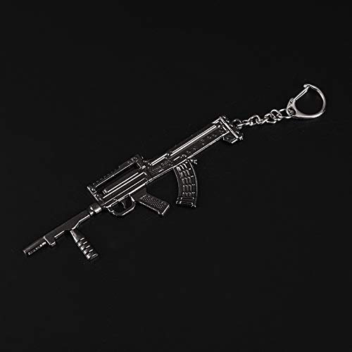 BGTR Schlüsselanhänger Schlüsselmäppchen Mode PUBG Essen Huhn Keychain Rucksack Schlacht Schlachtfelder Bratpfanne Helm 98k Schlüsselring Frau Mann Jewwlry Schlüsselanhänger Schlüsselmäppchen