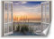 Feeby - 3d Tapete - Fensterblick - 280x200 cm, Fototapete Schlafzimmer - Deko Wohnzimmer - Wallpaper - Wand Deko - Wandtapete XXL - Tapete - Wanddeko - Vliestapete - Landschaft