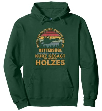 Meister Holzfäller Holz Förster Tischler Zimmermann Wald Fun Pullover Hoodie