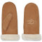 UGG Gestickter Fäustling aus Schafsfell, wasserabweisend, mit Tech-Handfläche, kastanienbraun, Small / Medium