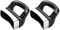 DASNTERED Pan Side Handles Replacement, 2pcs Pan Handles Ear Cooking Pan Panhandle, No Scalding Bakelite Grip Pan Side Handles for Steamer Sauce Pot Cooker(black)