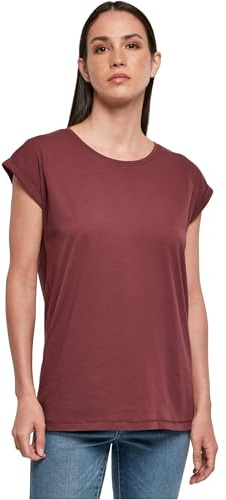 Build Your Brand Damen BY138-Ladies Essentials Extended Shoulder Tee
