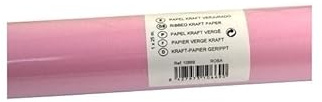 Papier d'emballage KRAFT Rouleau SADIPAL FUSION 1 x 50 m Rose