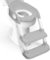 Mobiclinic®, Asiento de inodoro infantil, Modelo lala, Adaptador wc para niños con escalera, Marca española, Antideslizante, Regulable, Plegable, Niños/as entre 1-8 años, Gris y blanco