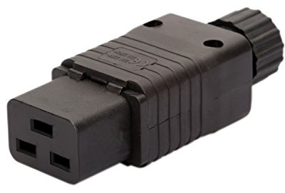 Strhowill 1PC IEC 320 C19 Power Adapter, 16A 250V AC | CE/BS Certified, Rewirable Power Connector, For Data Center/Server/UPS/Industrial Equipment