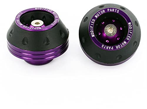 Hesupy Protezione Ruote in Alluminio, Crash Pads per Motocross, Viola