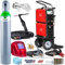 Ideal EXPERT TIG 220 AC/DC W - 200A WIG Schweißgerät AC DC 230V mit Fahrwerk und Kühler - Puls und MMA - Punktschweißen - Pre Flow und Post Flow - Job-Speicher, Set: ProfessionalPlus