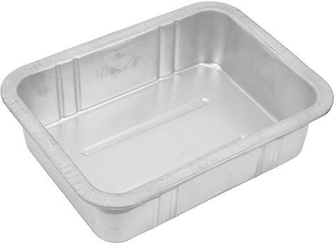 Oil Drain Pan, Portable Automotive Oil Change Container for Cars and Motorcycles, Leak-Free Metal Construction