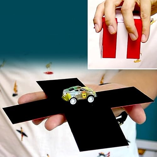 ZQION Illusion Box 2.0 Stage Magic Tricks Kids Magic Show Street Magic Props Comedy Illusions Zaubertrick Bestes Geschenk Zauberauto Aussehen Magie