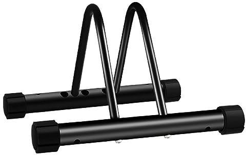 NURCIX Floor Type Bicycles Storage Organizers Single Bike Floor Stand Heavy Duty Parking Rack Adjustable Garage Bike Stand Bike Floor Stand Easy Installation