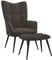 vidaXL Chaise de Relaxation avec Repose-Pied Fauteuil de Détente Siège de Relaxation Chaise de Détente Salon Salle de Séjour Gris Foncé Velours