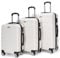 VERTICAL STUDIO 20 24 28 Koffer Reisekoffer 3er-Kofferset Trolley Mehrteilig mit Ziffern Kofferschloss aus Kunststoff (ABS) Vier Rollen (Trelleborg Creme)