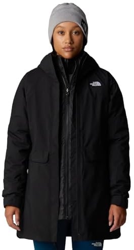 THE NORTH FACE Damen Dryvent Mono Triclimate Parka, Tnf Black, XL