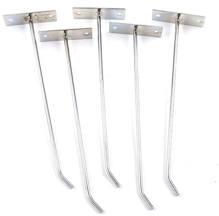 bisch 5 Teile/los Loch Bord Haken Stahl Schräge Aufhänger Hardware Werkzeug Hammer Zangen Wand Halterung Lagerung Rack Garage (Color : A3)