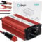 Odoga Wechselrichter 12V auf 230V – 500W Spannungswandler, Stromwandler mit 4,2A-Dual-USB-Anschluss, Inverter 12V 220V, Auto Steckdose – Laden Sie Ihr Laptop, iPad, iPhone, Tablet Und Mehr